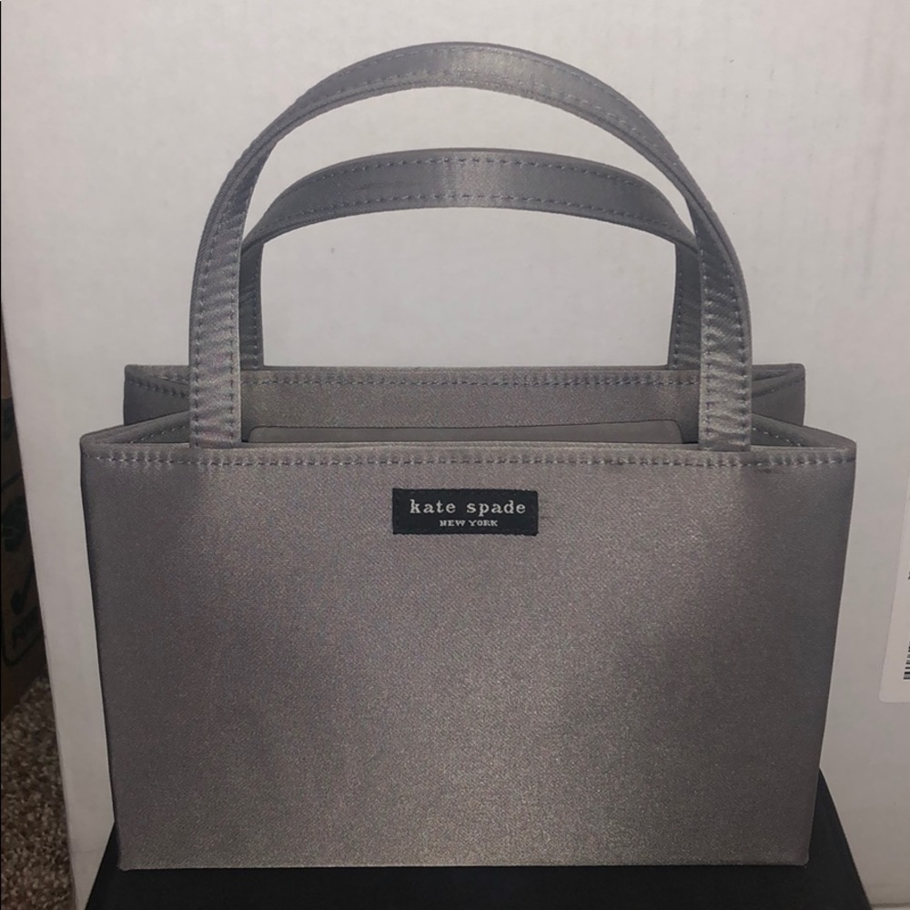 Grey small kate spade purse